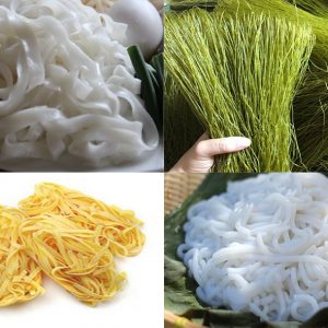 Mì, bún, phở, miến, bánh hỏi